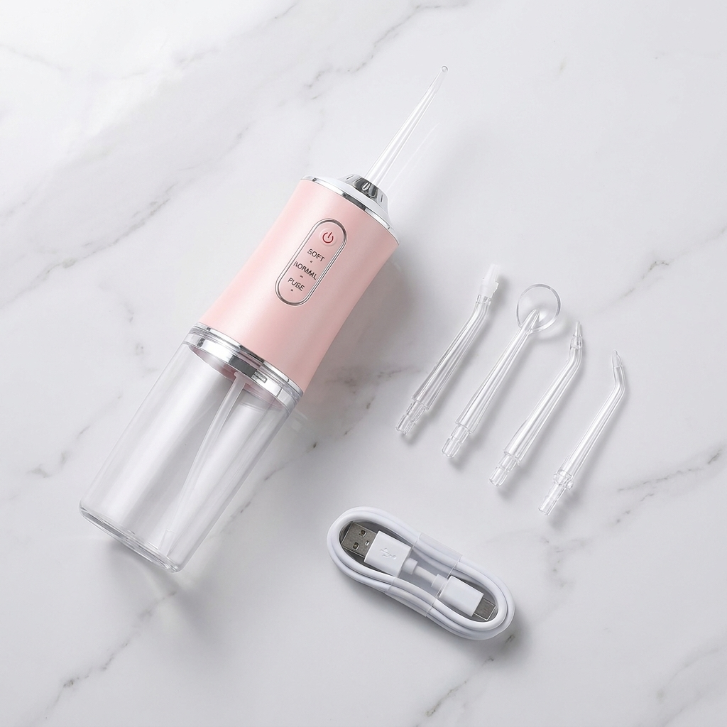 White Shine Portable Water Flosser